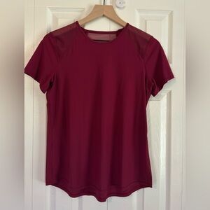 Women's Burgundy Top